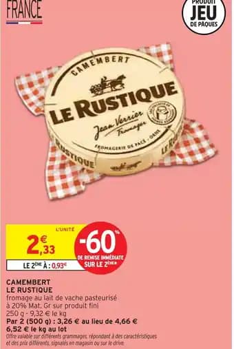 Le Rustique Camembert