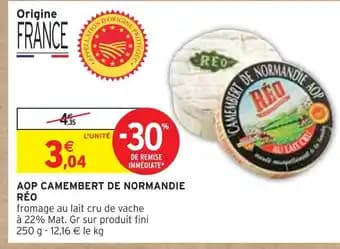 RÉO AOP Camembert de Normandie