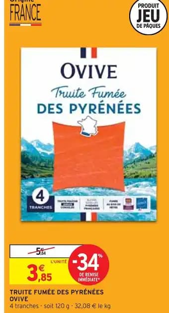 Ovive Truite fumée des Pyrénées