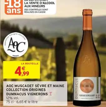 Promotion Exclusives de 5
Muscadet sèvre : Découvrez l'Offre incontournable