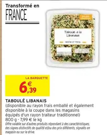 Taboulé Libanais