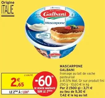 Mascarpone galbani 250 g