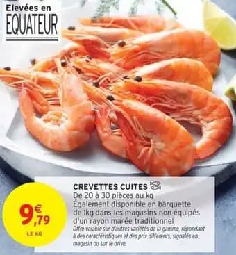 Crevettes cuites 1 kg