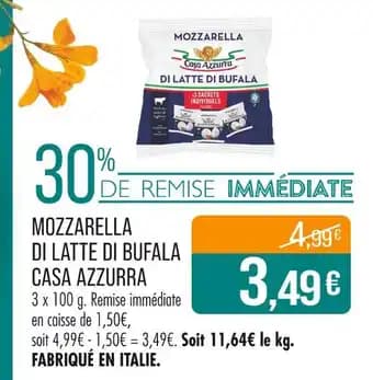Promotion Exclusives de 5
Mozzarella di bufala : Découvrez l'Offre incontournable