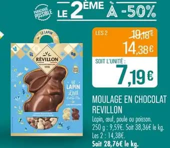 REVILLON Moulage en chocolat