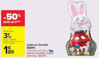 Promotion Exclusives de 61
            
        
        Lapin chocolat : Découvrez l'Offre incontournable