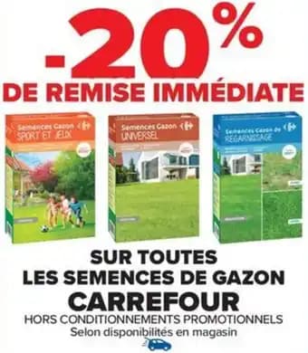 Promotion Exclusives de 56
Gazon : Découvrez l'Offre incontournable