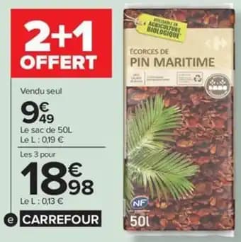 Ecorces de pin NF 50 l