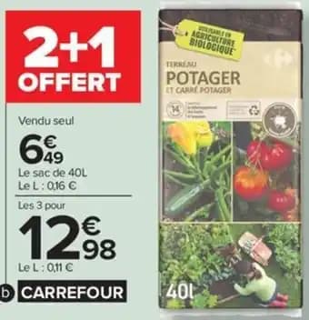 Terreau Potager UAB CARREFOUR 40 L