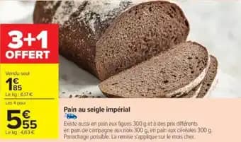 Promotion Exclusives de 3
            
        
        Au seigle : Découvrez l'Offre incontournable