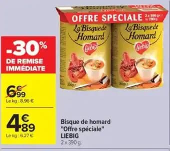 Promotion Exclusives de 10
Bisque de homard : Découvrez l'Offre incontournable