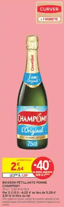 Promotion Exclusives de 10
            
        
        Champomy : Découvrez l'Offre incontournable