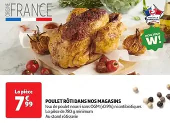 Promotion Exclusives de 28
Poulet roti : Découvrez l'Offre incontournable