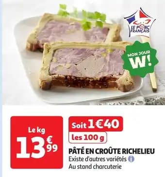 Promotion Exclusives de 29
            
        
        Pâte en croute : Découvrez l'Offre incontournable
