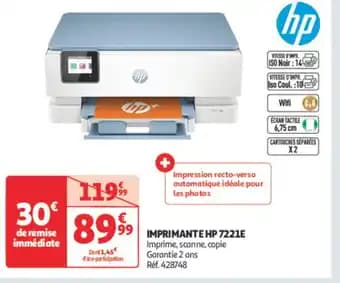 Promotion Exclusives de 4
Imprimante HP : Découvrez l'Offre incontournable