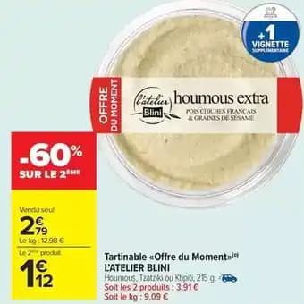 Promotion Exclusives de 12
            
        
        Tartinable : Découvrez l'Offre incontournable