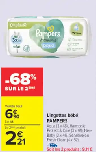 Promotion Exclusives de 39
            
        
        Lingettes : Découvrez l'Offre incontournable
