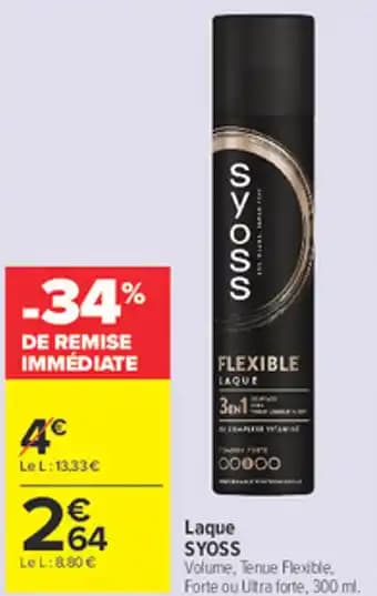 Promotion Exclusives de 1
            
        
        Syoss : Découvrez l'Offre incontournable