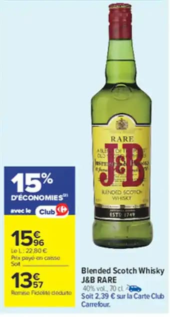Promotion Exclusives de 36
            
        
        Blended scotch whisky : Découvrez l'Offre incontournable