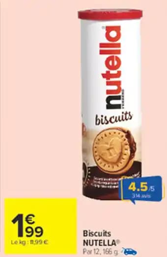 NUTELLA Biscuits 166 g