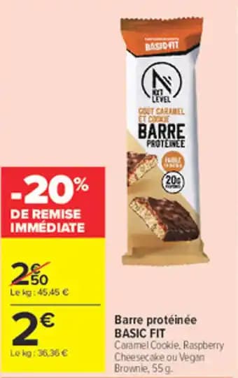 Promotion Exclusives de 3
            
        
        Barre protéinée : Découvrez l'Offre incontournable