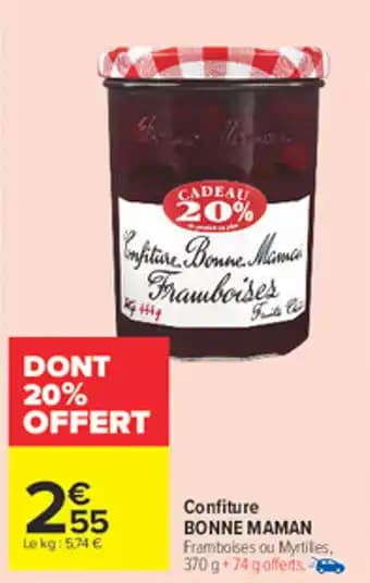 BONNE MAMAN Confiture 370 g