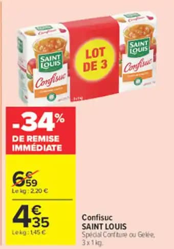 Promotion Exclusives de 7
            
        
        Saint louis : Découvrez l'Offre incontournable
