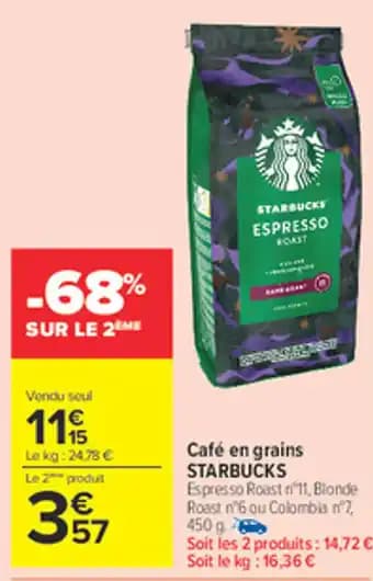 Promotion Exclusives de 11
            
        
        Café en grains : Découvrez l'Offre incontournable