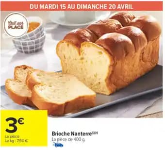 Brioche Nanterrex 400 g