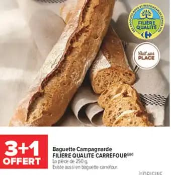 Promotion Exclusives de 2
            
        
        Baguette campagnarde : Découvrez l'Offre incontournable