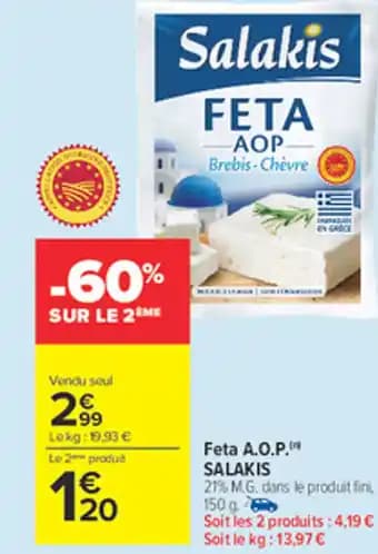 Promotion Exclusives de 3
            
        
        Feta : Découvrez l'Offre incontournable