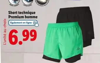 CRIVIT Short technique Premium homme