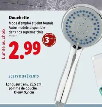 Promotion Exclusives de 4
Douchette : Découvrez l'Offre incontournable