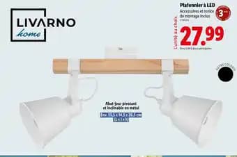 LIVARNO home Plafonnier à LED