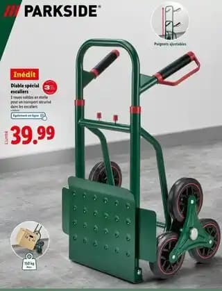 PARKSIDE Diable spécial escaliers