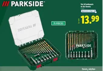 Parkside Set d'embouts et de forets