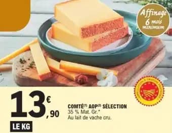 Comté aop sélection 1 kg
