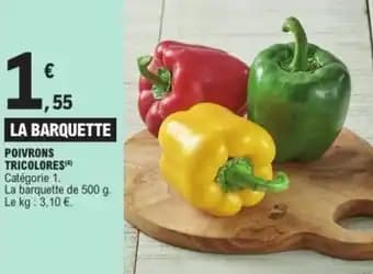 Poivrons tricolores 500 g