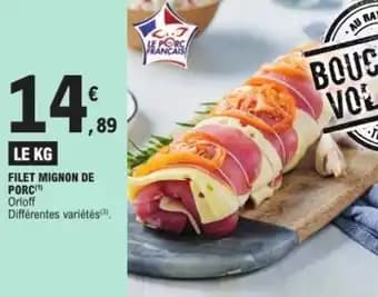 Promotion Exclusives de 24
            
        
        Filet de porc : Découvrez l'Offre incontournable