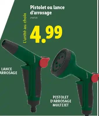 Promotion Exclusives de 4
Pistolet d'arrosage : Découvrez l'Offre incontournable