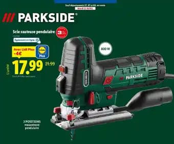 PARKSIDE Scie sauteuse pendulaire