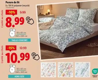 Promotion Exclusives de 12
Parure de lit : Découvrez l'Offre incontournable