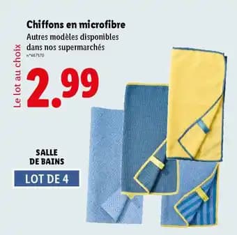 Chiffons en microfibre