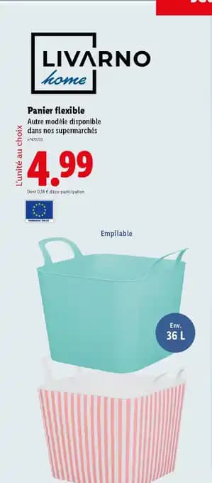 LIVARNO HOME Panier flexible