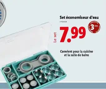Set économiseur d'eau