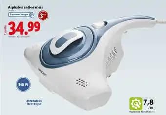 Aspirateur anti-acariens