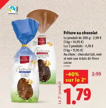 Friture au chocolat 200 g
