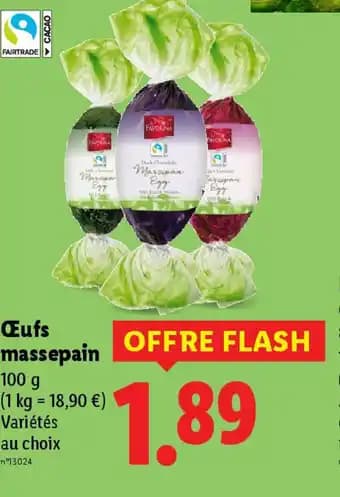 FAVORINA Œufs massepain 100 g