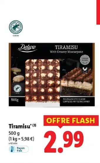 DELUXE iramisu 500 g