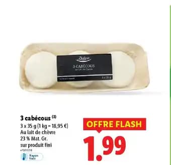 3 cabécous 3 x 35 g